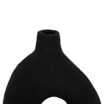 ΕΠΙΤΡΑΠΕΖΙΟ ΔΙΑΚΟΣΜΗΤΙΚΟ ΒΑΖΟ DECANT HM4667.01Μ ΤΕΡΑΚΟΤΑ ΣΕ ΜΑΥΡΟ--17x6.5x20Υεκ.