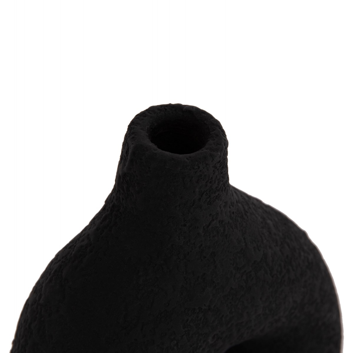 ΕΠΙΤΡΑΠΕΖΙΟ ΔΙΑΚΟΣΜΗΤΙΚΟ ΒΑΖΟ DECANT HM4667.01Μ ΤΕΡΑΚΟΤΑ ΣΕ ΜΑΥΡΟ--17x6.5x20Υεκ.