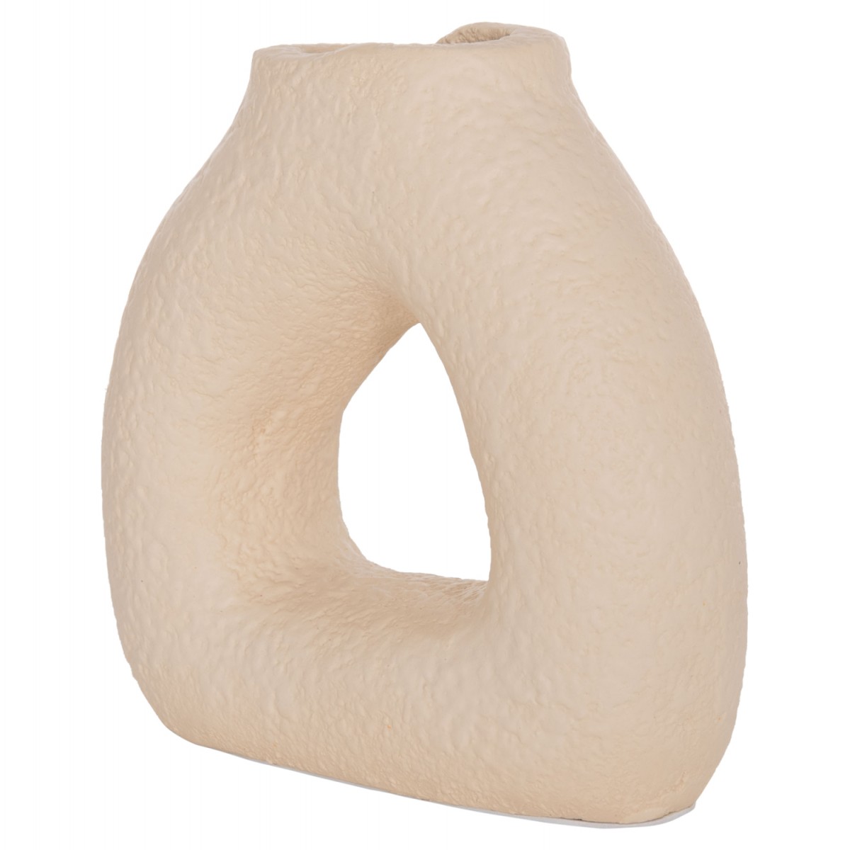 ΕΠΙΤΡΑΠΕΖΙΟ ΔΙΑΚΟΣΜΗΤΙΚΟ ΒΑΖΟ DECANT HM4667.02S ΤΕΡΑΚΟΤΑ ΣΕ ΚΡΕΜ--17.5x6.5x17Υεκ.