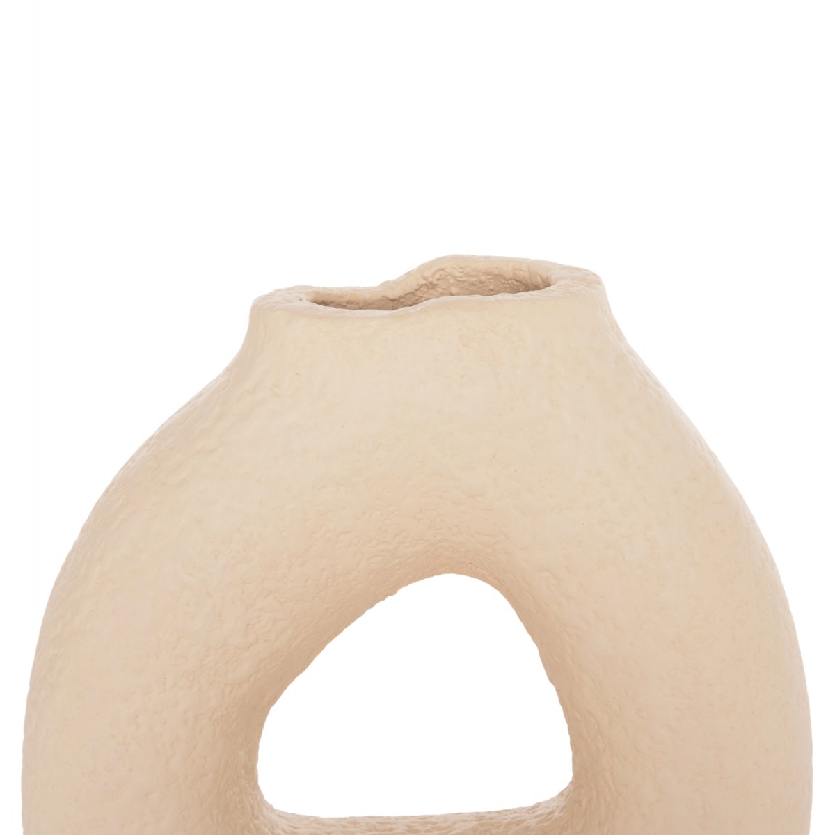 ΕΠΙΤΡΑΠΕΖΙΟ ΔΙΑΚΟΣΜΗΤΙΚΟ ΒΑΖΟ DECANT HM4667.02S ΤΕΡΑΚΟΤΑ ΣΕ ΚΡΕΜ--17.5x6.5x17Υεκ.