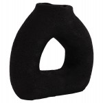 ΕΠΙΤΡΑΠΕΖΙΟ ΔΙΑΚΟΣΜΗΤΙΚΟ ΒΑΖΟ DECANT HM4667.01S ΤΕΡΑΚΟΤΑ ΣΕ ΜΑΥΡΟ--17.5x6.5x17Υεκ.