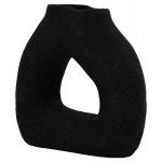 ΕΠΙΤΡΑΠΕΖΙΟ ΔΙΑΚΟΣΜΗΤΙΚΟ ΒΑΖΟ DECANT HM4667.01S ΤΕΡΑΚΟΤΑ ΣΕ ΜΑΥΡΟ--17.5x6.5x17Υεκ.