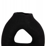 ΕΠΙΤΡΑΠΕΖΙΟ ΔΙΑΚΟΣΜΗΤΙΚΟ ΒΑΖΟ DECANT HM4667.01S ΤΕΡΑΚΟΤΑ ΣΕ ΜΑΥΡΟ--17.5x6.5x17Υεκ.