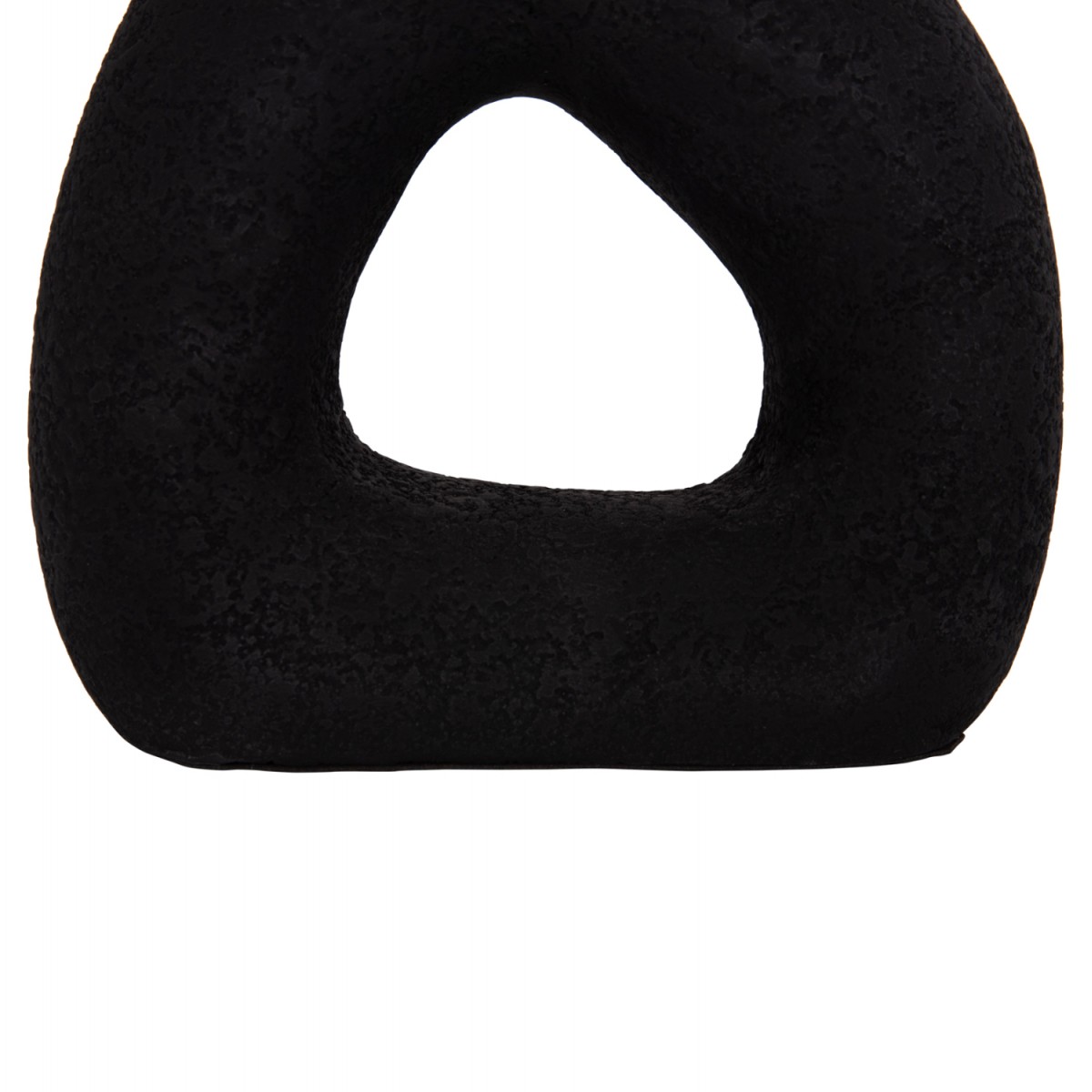 ΕΠΙΤΡΑΠΕΖΙΟ ΔΙΑΚΟΣΜΗΤΙΚΟ ΒΑΖΟ DECANT HM4667.01S ΤΕΡΑΚΟΤΑ ΣΕ ΜΑΥΡΟ--17.5x6.5x17Υεκ.