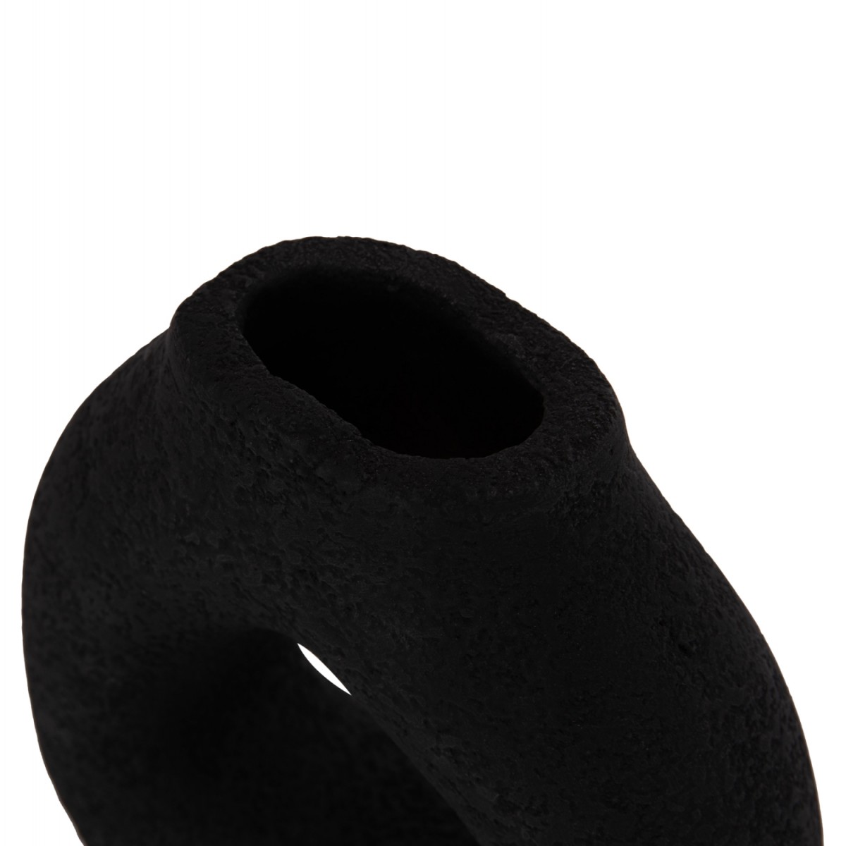 ΕΠΙΤΡΑΠΕΖΙΟ ΔΙΑΚΟΣΜΗΤΙΚΟ ΒΑΖΟ DECANT HM4667.01S ΤΕΡΑΚΟΤΑ ΣΕ ΜΑΥΡΟ--17.5x6.5x17Υεκ.