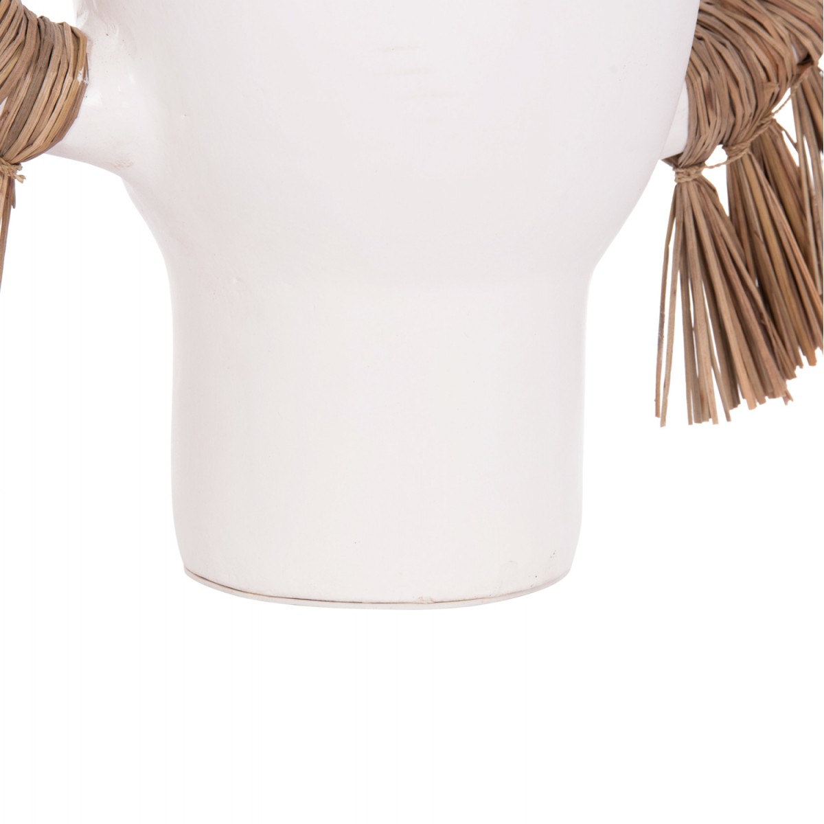 ΕΠΙΤΡΑΠΕΖΙΟ ΔΙΑΚΟΣΜΗΤΙΚΟ ΒΑΖΟ ALICA HM4668.02L ΛΕΥΚΗ ΤΕΡΑΚΟΤΑ & GRASS--64x22x38Υεκ