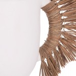 ΕΠΙΤΡΑΠΕΖΙΟ ΔΙΑΚΟΣΜΗΤΙΚΟ ΒΑΖΟ ALICA HM4668.02L ΛΕΥΚΗ ΤΕΡΑΚΟΤΑ & GRASS--64x22x38Υεκ