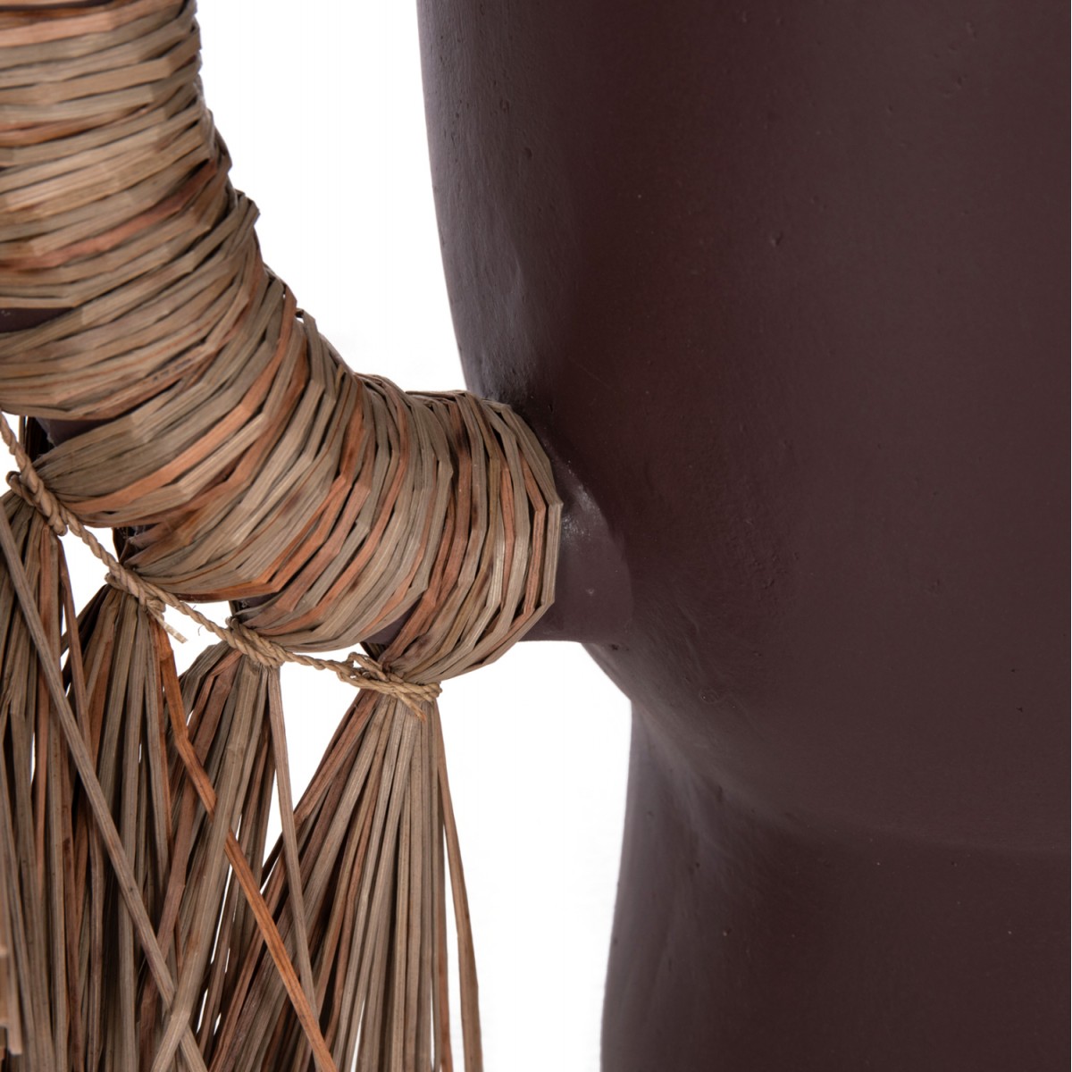 ΕΠΙΤΡΑΠΕΖΙΟ ΔΙΑΚΟΣΜΗΤΙΚΟ ΒΑΖΟ ALICA HM4668.07L ΣΟΚΟΛΑΤΙ ΤΕΡΑΚΟΤΑ & GRASS--64x22x38Υεκ