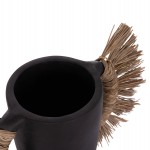 ΕΠΙΤΡΑΠΕΖΙΟ ΔΙΑΚΟΣΜΗΤΙΚΟ ΒΑΖΟ ALICA HM4668.01L ΜΑΥΡΗ ΤΕΡΑΚΟΤΑ & GRASS--64x22x38Υεκ