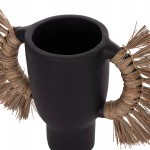 ΕΠΙΤΡΑΠΕΖΙΟ ΔΙΑΚΟΣΜΗΤΙΚΟ ΒΑΖΟ ALICA HM4668.01L ΜΑΥΡΗ ΤΕΡΑΚΟΤΑ & GRASS--64x22x38Υεκ