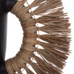 ΕΠΙΤΡΑΠΕΖΙΟ ΔΙΑΚΟΣΜΗΤΙΚΟ ΒΑΖΟ ALICA HM4668.01L ΜΑΥΡΗ ΤΕΡΑΚΟΤΑ & GRASS--64x22x38Υεκ