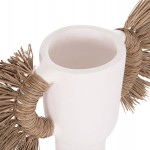 ΕΠΙΤΡΑΠΕΖΙΟ ΔΙΑΚΟΣΜΗΤΙΚΟ ΒΑΖΟ ALICA HM4668.02S ΛΕΥΚΗ ΤΕΡΑΚΟΤΑ & GRASS--55x19x34Υεκ