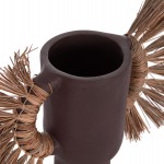 ΕΠΙΤΡΑΠΕΖΙΟ ΔΙΑΚΟΣΜΗΤΙΚΟ ΒΑΖΟ ALICA HM4668.07S ΣΟΚΟΛΑΤΙ ΤΕΡΑΚΟΤΑ & GRASS--55x19x34Υεκ