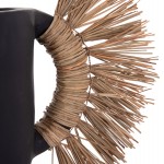 ΕΠΙΤΡΑΠΕΖΙΟ ΔΙΑΚΟΣΜΗΤΙΚΟ ΒΑΖΟ ALICA HM4668.01S ΜΑΥΡΗ ΤΕΡΑΚΟΤΑ & GRASS--55x19x34Υεκ