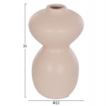 ΕΠΙΤΡΑΠΕΖΙΟ ΔΙΑΚΟΣΜΗΤΙΚΟ ΒΑΖΟ NELLY HM4669.02 ΤΕΡΑΚΟΤΑ ΣΕ ΚΡΕΜ--Φ22x35Υεκ.