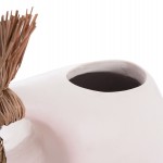 ΕΠΙΤΡΑΠΕΖΙΟ ΔΙΑΚΟΣΜΗΤΙΚΟ ALICA2 HM4671.02 ΛΕΥΚΗ ΤΕΡΑΚΟΤΑ & GRASS--44x18x50Υεκ.