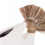 ΕΠΙΤΡΑΠΕΖΙΟ ΔΙΑΚΟΣΜΗΤΙΚΟ ALICA2 HM4671.02 ΛΕΥΚΗ ΤΕΡΑΚΟΤΑ & GRASS--44x18x50Υεκ.