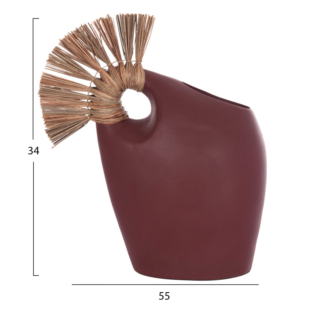 ΕΠΙΤΡΑΠΕΖΙΟ ΔΙΑΚΟΣΜΗΤΙΚΟ ALICA2 HM4671.06 ΒΥΣΣΙΝΙ ΤΕΡΑΚΟΤΑ & GRASS--44x18x50Υεκ.