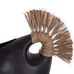 ΕΠΙΤΡΑΠΕΖΙΟ ΔΙΑΚΟΣΜΗΤΙΚΟ ALICA2 HM4671.01 ΜΑΥΡΗ ΤΕΡΑΚΟΤΑ & GRASS--44x18x50Υεκ.