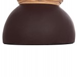 ΔΙΑΚΟΣΜΗΤΙΚΟ ΒΑΖΟ ΔΑΠΕΔΟΥ MAYNARD HM4672.07S TERRACOTTA ΣΟΚΟΛΑΤΙ-RATTAN Φ27.5x50Υεκ
