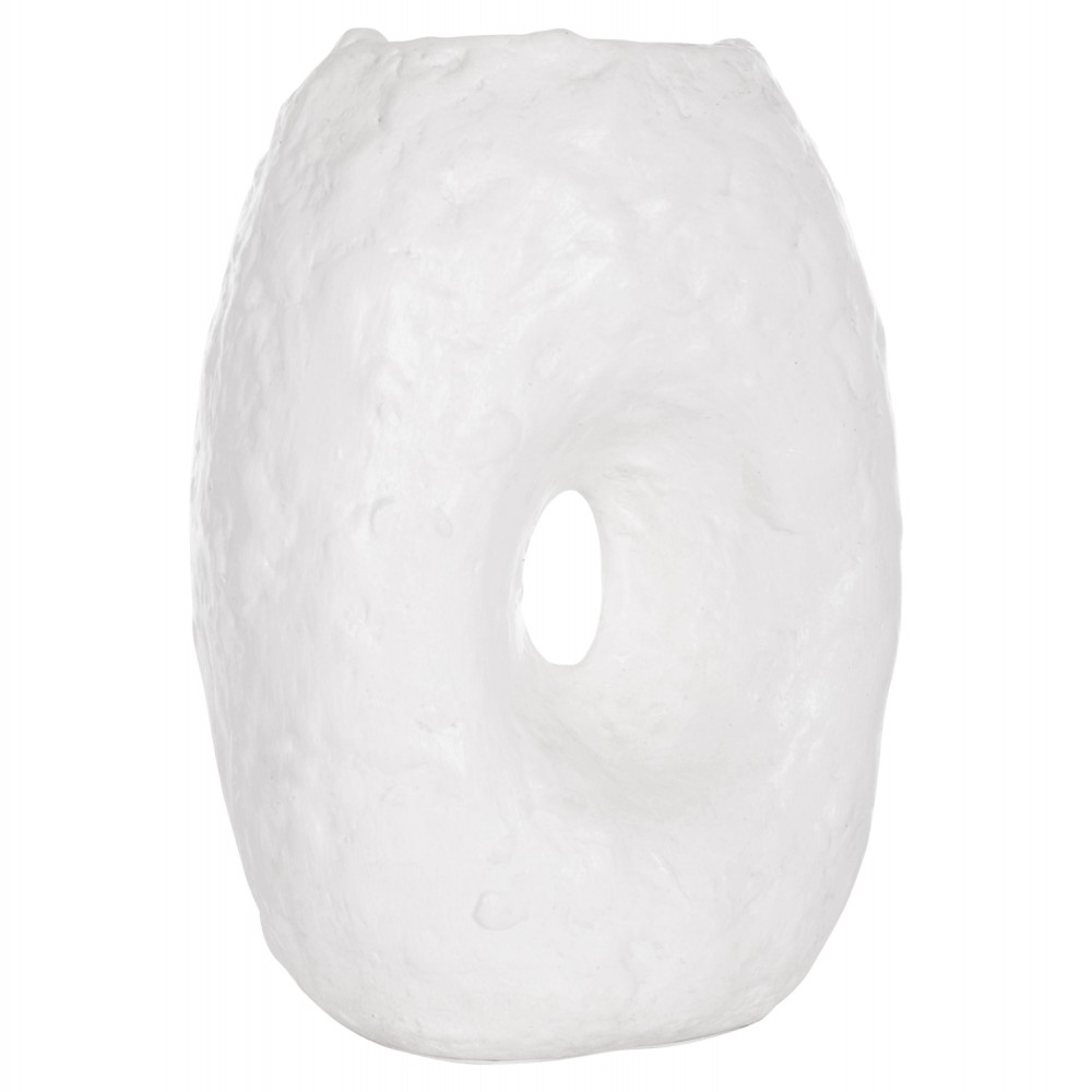 ΕΠΙΤΡΑΠΕΖΙΟ ΔΙΑΚΟΣΜΗΤΙΚΟ ΒΑΖΟ NAMENTIS HM4673.02L ΛΕΥΚΗ ΤΕΡΑΚΟΤΑ--26.5x16x36.5Υεκ