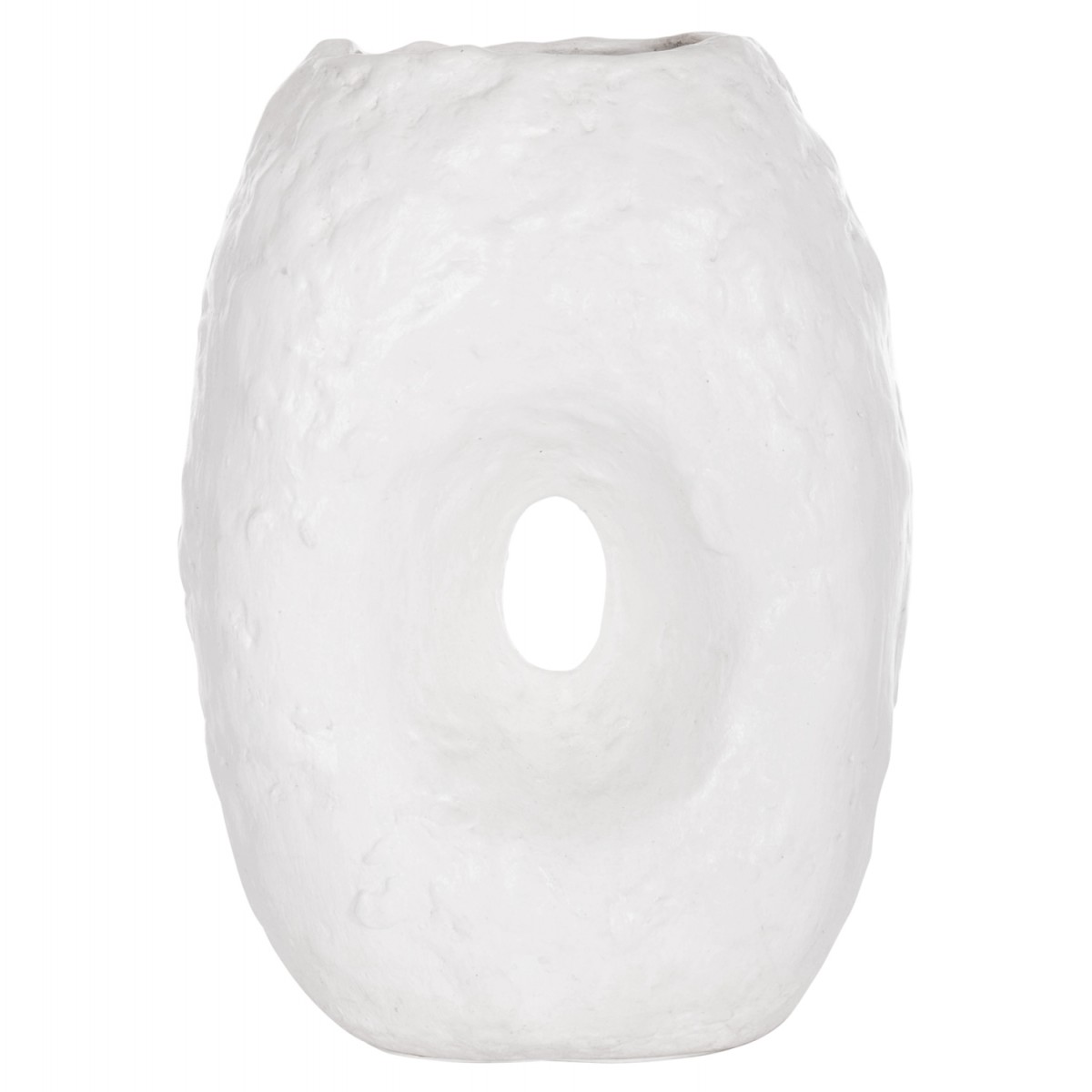 ΕΠΙΤΡΑΠΕΖΙΟ ΔΙΑΚΟΣΜΗΤΙΚΟ ΒΑΖΟ NAMENTIS HM4673.02L ΛΕΥΚΗ ΤΕΡΑΚΟΤΑ--26.5x16x36.5Υεκ