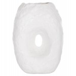 ΕΠΙΤΡΑΠΕΖΙΟ ΔΙΑΚΟΣΜΗΤΙΚΟ ΒΑΖΟ NAMENTIS HM4673.02L ΛΕΥΚΗ ΤΕΡΑΚΟΤΑ--26.5x16x36.5Υεκ