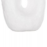 ΕΠΙΤΡΑΠΕΖΙΟ ΔΙΑΚΟΣΜΗΤΙΚΟ ΒΑΖΟ NAMENTIS HM4673.02L ΛΕΥΚΗ ΤΕΡΑΚΟΤΑ--26.5x16x36.5Υεκ