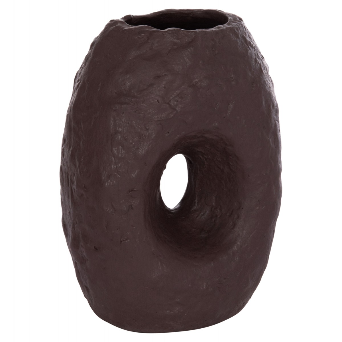 ΕΠΙΤΡΑΠΕΖΙΟ ΔΙΑΚΟΣΜΗΤΙΚΟ ΒΑΖΟ NAMENTIS HM4673.07L ΣΟΚΟΛΑΤΙ ΤΕΡΑΚΟΤΑ--26.5x16x36.5Υεκ