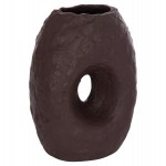 ΕΠΙΤΡΑΠΕΖΙΟ ΔΙΑΚΟΣΜΗΤΙΚΟ ΒΑΖΟ NAMENTIS HM4673.07L ΣΟΚΟΛΑΤΙ ΤΕΡΑΚΟΤΑ--26.5x16x36.5Υεκ