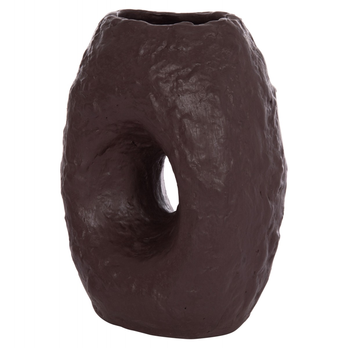 ΕΠΙΤΡΑΠΕΖΙΟ ΔΙΑΚΟΣΜΗΤΙΚΟ ΒΑΖΟ NAMENTIS HM4673.07L ΣΟΚΟΛΑΤΙ ΤΕΡΑΚΟΤΑ--26.5x16x36.5Υεκ