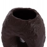 ΕΠΙΤΡΑΠΕΖΙΟ ΔΙΑΚΟΣΜΗΤΙΚΟ ΒΑΖΟ NAMENTIS HM4673.07L ΣΟΚΟΛΑΤΙ ΤΕΡΑΚΟΤΑ--26.5x16x36.5Υεκ