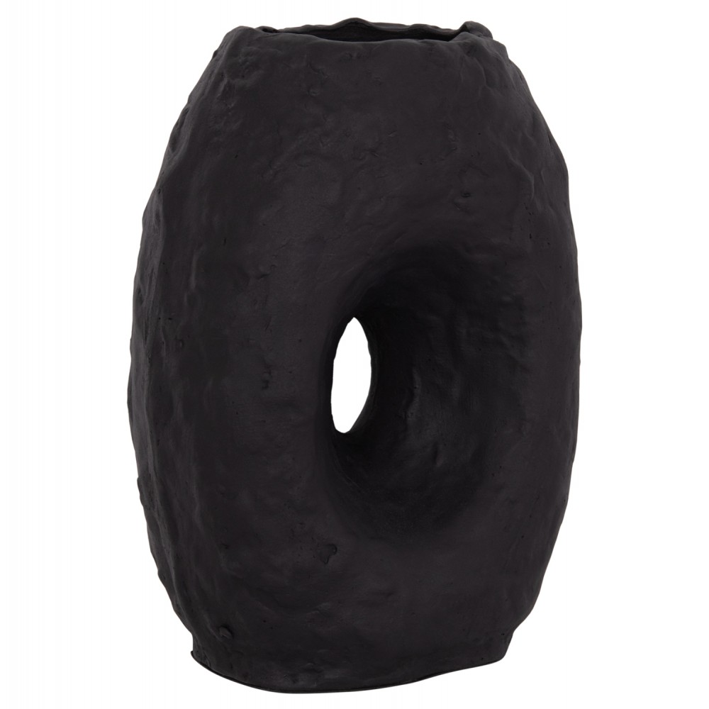 ΕΠΙΤΡΑΠΕΖΙΟ ΔΙΑΚΟΣΜΗΤΙΚΟ ΒΑΖΟ NAMENTIS HM4673.01L ΜΑΥΡΗ ΤΕΡΑΚΟΤΑ--26.5x16x36.5Υεκ