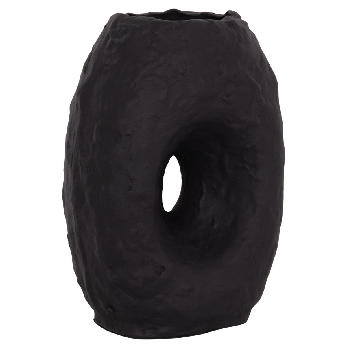 ΕΠΙΤΡΑΠΕΖΙΟ ΔΙΑΚΟΣΜΗΤΙΚΟ ΒΑΖΟ NAMENTIS HM4673.01L ΜΑΥΡΗ ΤΕΡΑΚΟΤΑ--26.5x16x36.5Υεκ