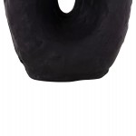 ΕΠΙΤΡΑΠΕΖΙΟ ΔΙΑΚΟΣΜΗΤΙΚΟ ΒΑΖΟ NAMENTIS HM4673.01L ΜΑΥΡΗ ΤΕΡΑΚΟΤΑ--26.5x16x36.5Υεκ