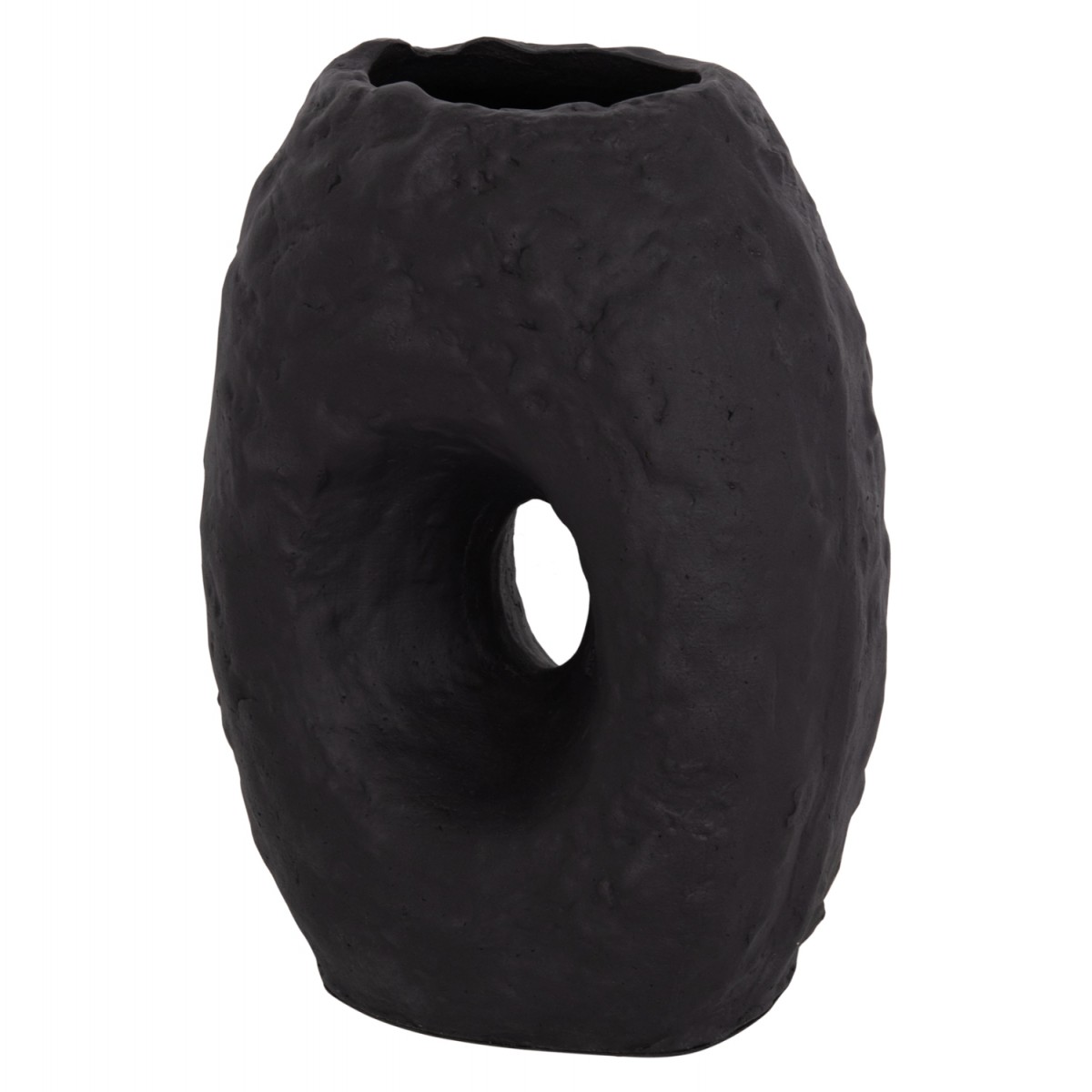 ΕΠΙΤΡΑΠΕΖΙΟ ΔΙΑΚΟΣΜΗΤΙΚΟ ΒΑΖΟ NAMENTIS HM4673.01L ΜΑΥΡΗ ΤΕΡΑΚΟΤΑ--26.5x16x36.5Υεκ