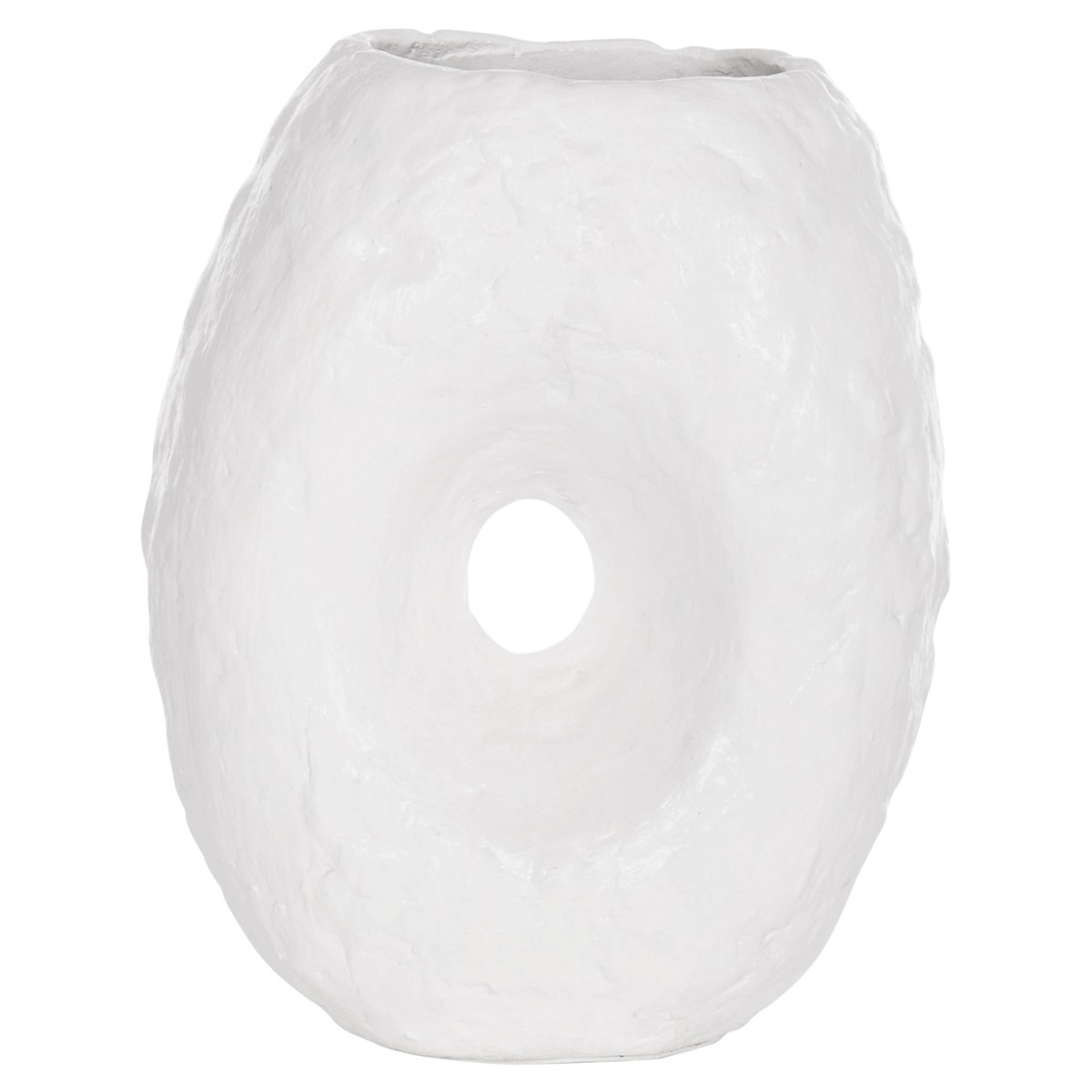 ΕΠΙΤΡΑΠΕΖΙΟ ΔΙΑΚΟΣΜΗΤΙΚΟ ΒΑΖΟ NAMENTIS HM4673.02S ΛΕΥΚΗ ΤΕΡΑΚΟΤΑ--22x13x28Υεκ