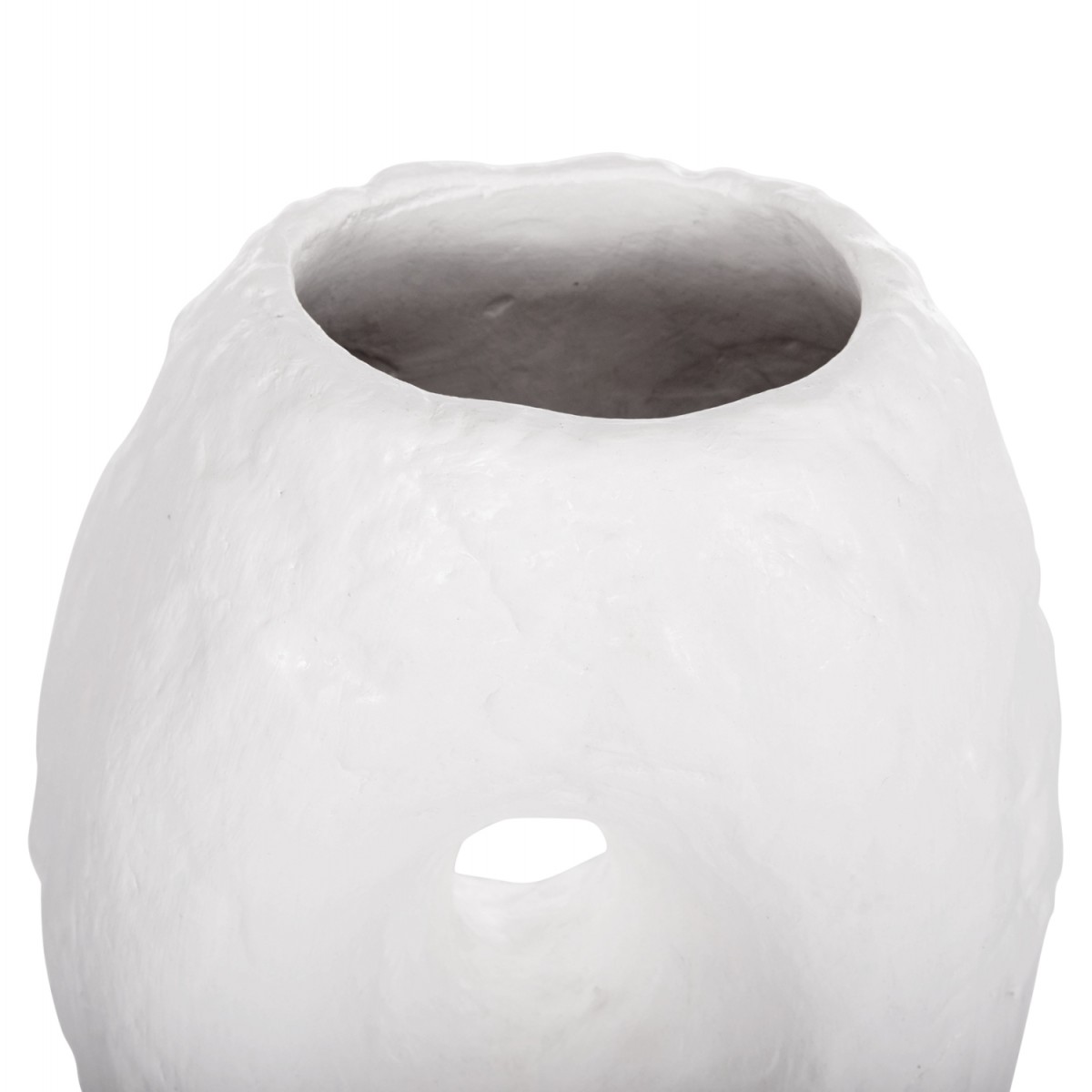 ΕΠΙΤΡΑΠΕΖΙΟ ΔΙΑΚΟΣΜΗΤΙΚΟ ΒΑΖΟ NAMENTIS HM4673.02S ΛΕΥΚΗ ΤΕΡΑΚΟΤΑ--22x13x28Υεκ