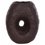 ΕΠΙΤΡΑΠΕΖΙΟ ΔΙΑΚΟΣΜΗΤΙΚΟ ΒΑΖΟ NAMENTIS HM4673.07S ΣΟΚΟΛΑΤΙ ΤΕΡΑΚΟΤΑ--22x13x28Υεκ