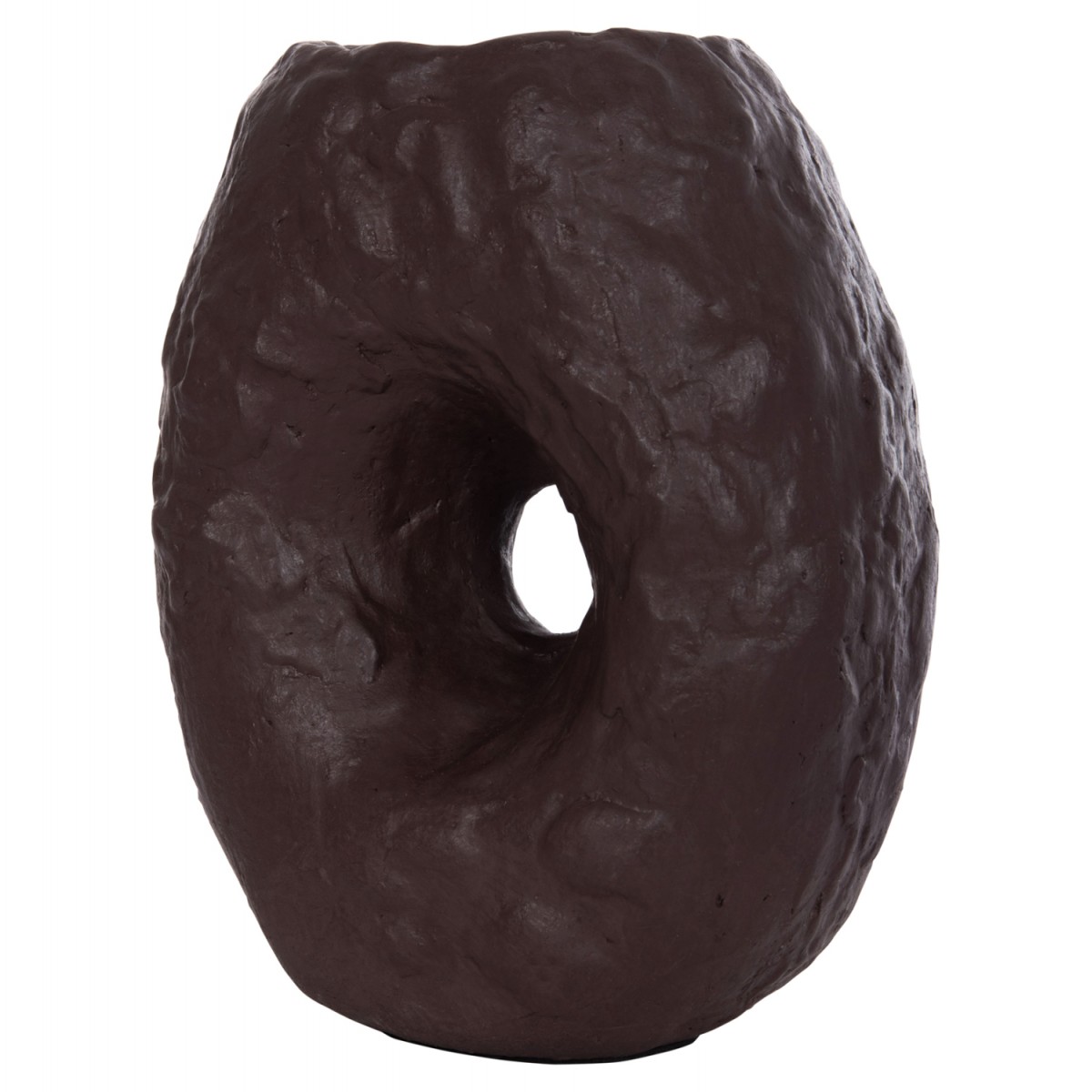 ΕΠΙΤΡΑΠΕΖΙΟ ΔΙΑΚΟΣΜΗΤΙΚΟ ΒΑΖΟ NAMENTIS HM4673.07S ΣΟΚΟΛΑΤΙ ΤΕΡΑΚΟΤΑ--22x13x28Υεκ