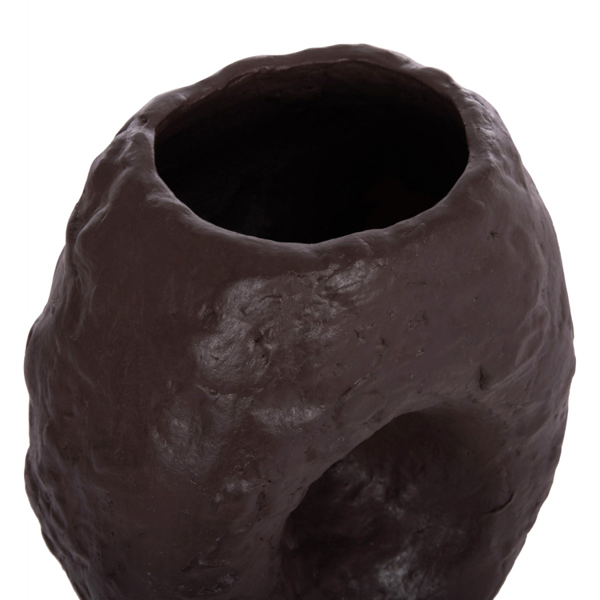 ΕΠΙΤΡΑΠΕΖΙΟ ΔΙΑΚΟΣΜΗΤΙΚΟ ΒΑΖΟ NAMENTIS HM4673.07S ΣΟΚΟΛΑΤΙ ΤΕΡΑΚΟΤΑ--22x13x28Υεκ