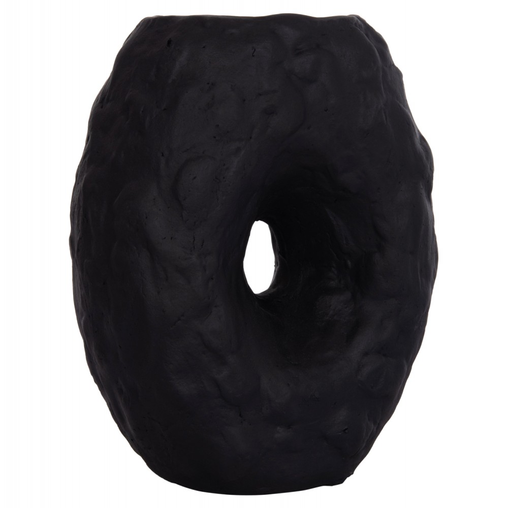 ΕΠΙΤΡΑΠΕΖΙΟ ΔΙΑΚΟΣΜΗΤΙΚΟ ΒΑΖΟ NAMENTIS HM4673.01S ΜΑΥΡΗ ΤΕΡΑΚΟΤΑ--22x13x28Υεκ