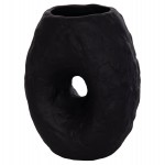 ΕΠΙΤΡΑΠΕΖΙΟ ΔΙΑΚΟΣΜΗΤΙΚΟ ΒΑΖΟ NAMENTIS HM4673.01S ΜΑΥΡΗ ΤΕΡΑΚΟΤΑ--22x13x28Υεκ