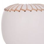 ΕΠΙΤΡΑΠΕΖΙΟ ΔΙΑΚΟΣΜΗΤΙΚΟ ΒΑΖΟ LENNOX HM4675.02L TΕΡΑΚΟΤΑ ΣΕ ΛΕΥΚΟ--Φ22x20Υεκ.