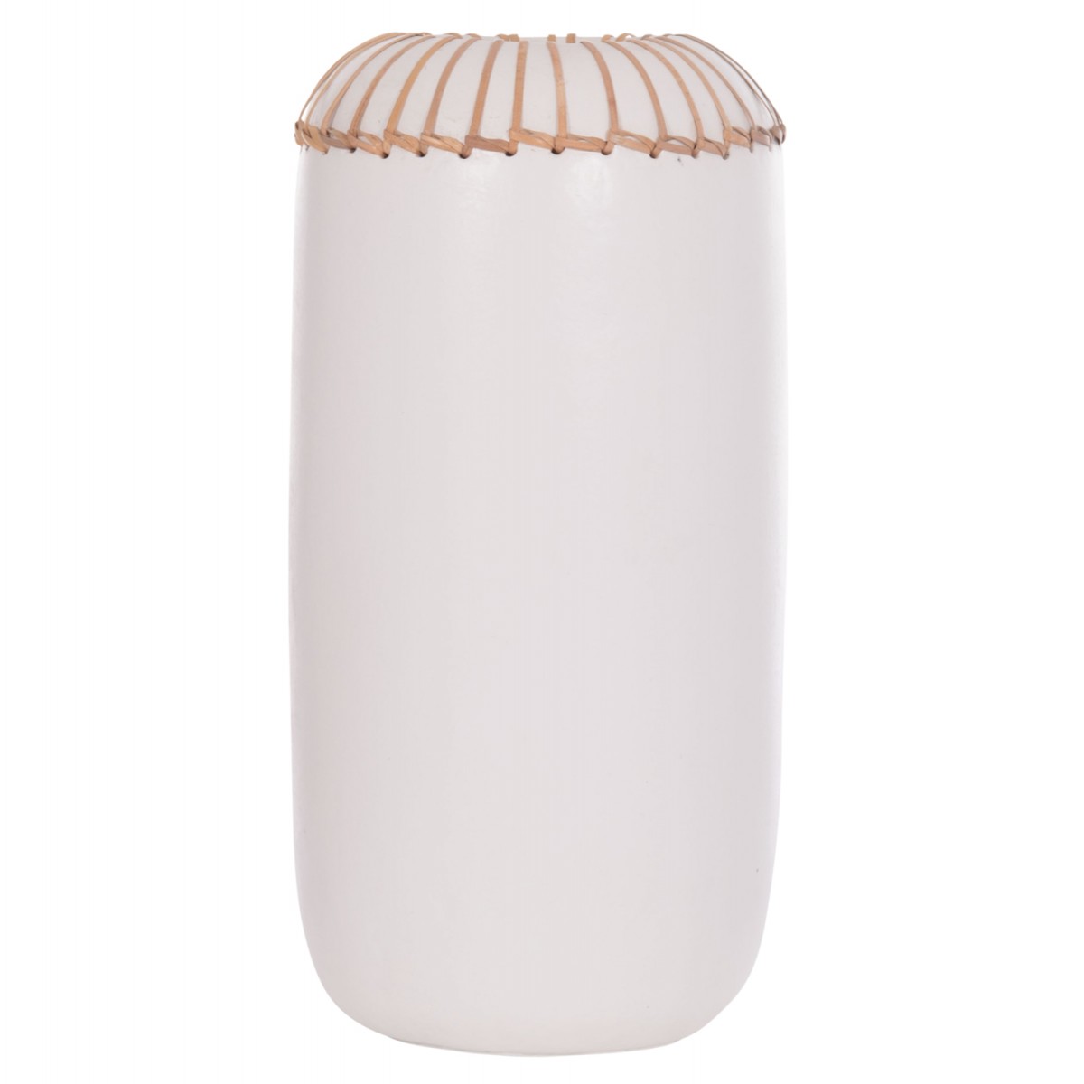 ΕΠΙΤΡΑΠΕΖΙΟ ΔΙΑΚΟΣΜΗΤΙΚΟ ΒΑΖΟ LENNOX HM4675.02S TΕΡΑΚΟΤΑ ΣΕ ΛΕΥΚΟ--Φ18x33Υεκ.