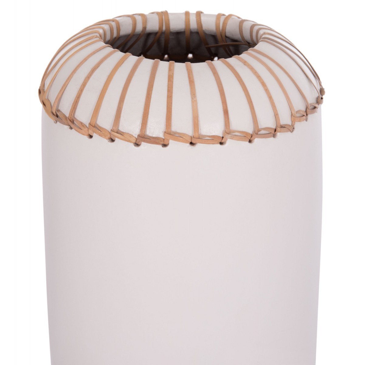 ΕΠΙΤΡΑΠΕΖΙΟ ΔΙΑΚΟΣΜΗΤΙΚΟ ΒΑΖΟ LENNOX HM4675.02S TΕΡΑΚΟΤΑ ΣΕ ΛΕΥΚΟ--Φ18x33Υεκ.