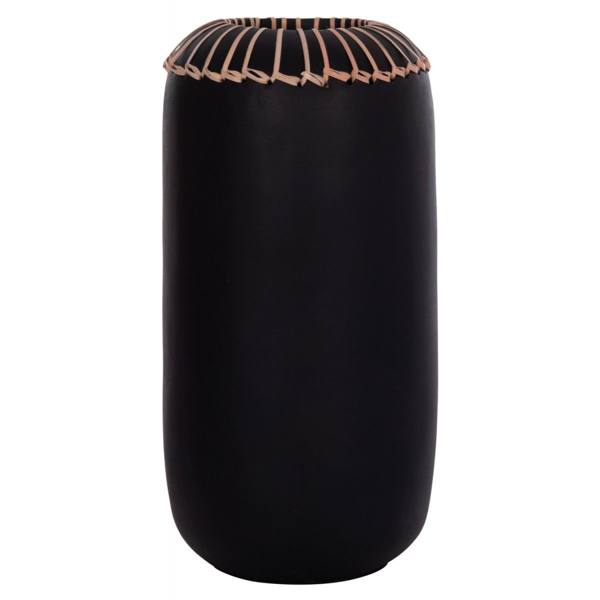 ΕΠΙΤΡΑΠΕΖΙΟ ΔΙΑΚΟΣΜΗΤΙΚΟ ΒΑΖΟ LENNOX HM4675.01S TΕΡΑΚΟΤΑ ΣΕ ΜΑΥΡΟ--Φ18x33Υεκ.