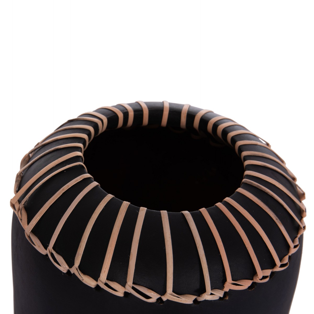 ΕΠΙΤΡΑΠΕΖΙΟ ΔΙΑΚΟΣΜΗΤΙΚΟ ΒΑΖΟ LENNOX HM4675.01S TΕΡΑΚΟΤΑ ΣΕ ΜΑΥΡΟ--Φ18x33Υεκ.