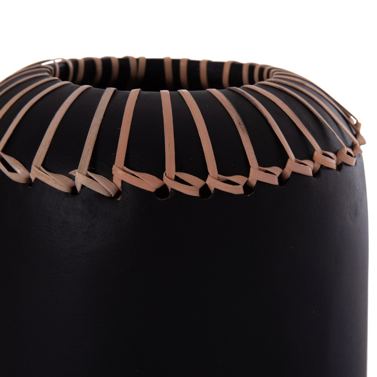 ΕΠΙΤΡΑΠΕΖΙΟ ΔΙΑΚΟΣΜΗΤΙΚΟ ΒΑΖΟ LENNOX HM4675.01S TΕΡΑΚΟΤΑ ΣΕ ΜΑΥΡΟ--Φ18x33Υεκ.