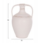 ΔΙΑΚΟΣΜΗΤΙΚΟΣ ΑΜΦΟΡΕΑΣ FEAX HM4676.02L ΛΕΥΚΗ ΤΕΡΑΚΟΤΑ--35x35x58Υεκ.